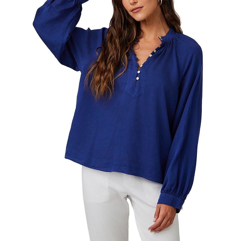 Bella Dahl Womens Flowy Pullover Raglan